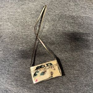 Kate Spade gold Metallic crossbody